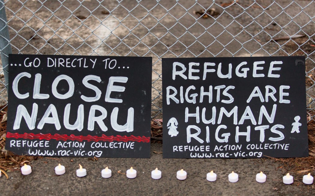 Mental Torture Protesters Want Refugee Freed From Detention Rnz News