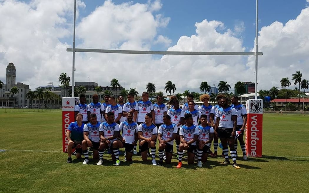 The Fiji Bati squad in Suva.