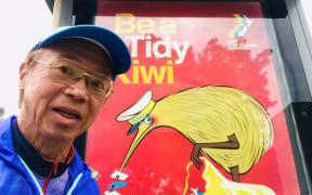 Seventy-two-year-old Auckland runner Ronald Chen.
