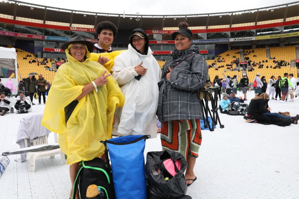 Fans have been braving the wet weather at Te Matatini at the stadium in Wellington today as the kapa haka competition closes in on the finals.