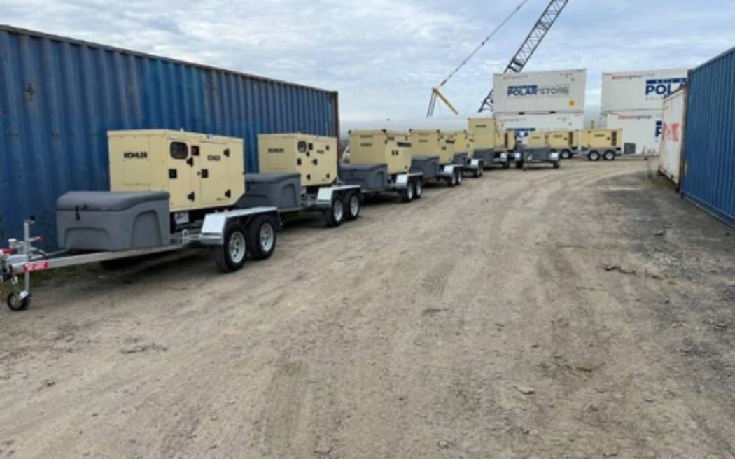 Napier's delayed shipment of backup generators for pump stations