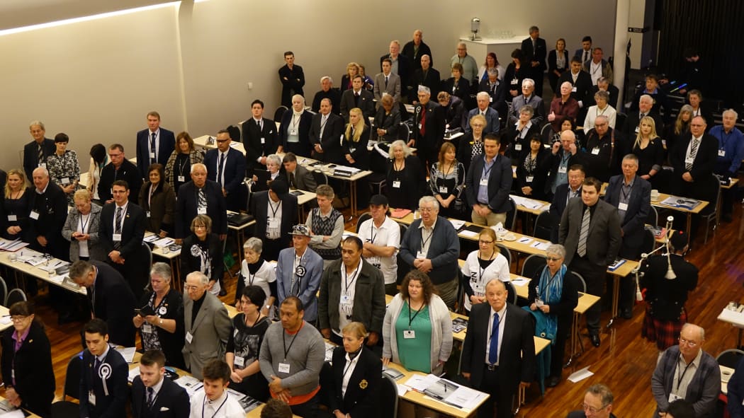The New Zealand First conference is being held in Dunedin this weekend.