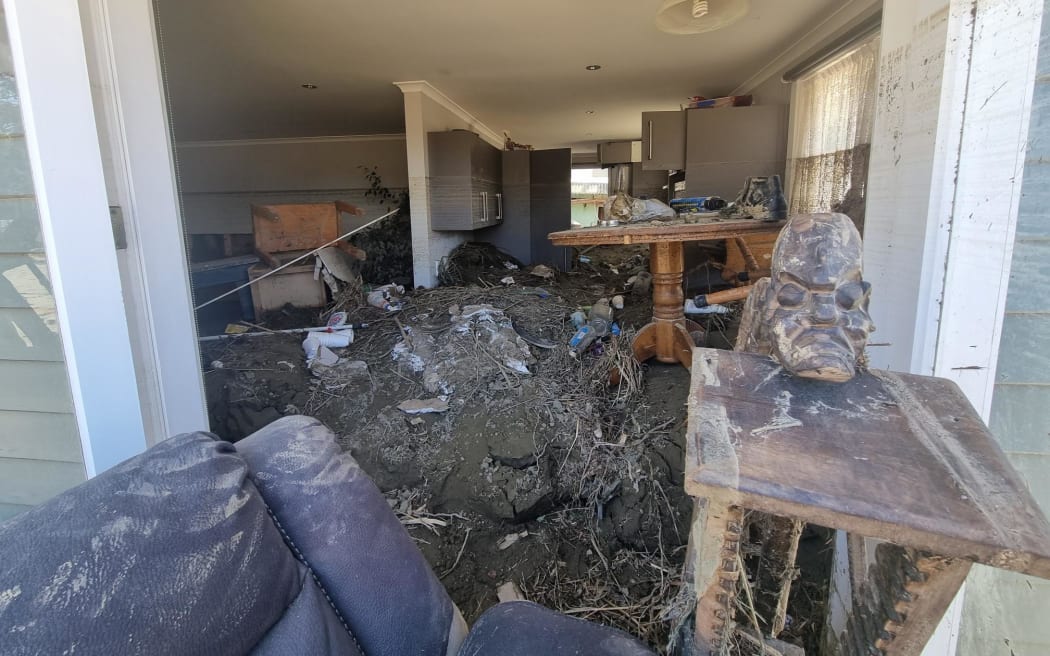 Flood damage in the Esk Valley in central Hawke’s Bay.