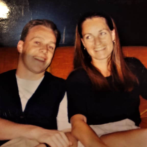 Christopher Luxon and his wife Amanda. Photograph taken in 1991.