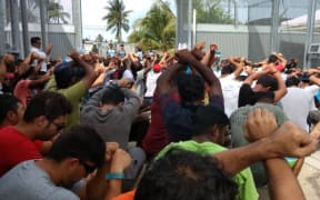 Manus Island detainees protest 17-8-17
