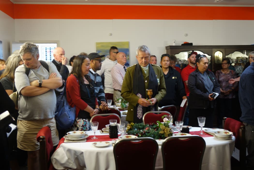 Crowds poured into the Whangārei homeless shelter, Open Arms, this morning after a naming ceremony.