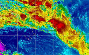 Tropical disturbances moving close to Fiji.