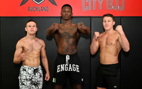 City Kickboxing UFC fighters Kai Kara-France, Israel Adesanya and Shane Young.