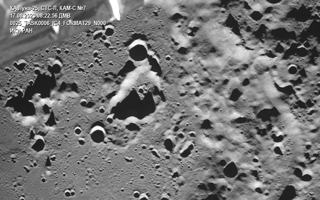El Luna-25 ruso se estrella contra la Luna fallida