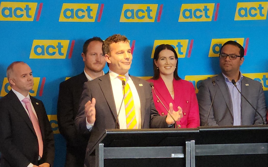 Act Leader David Seymour unveils his party list for the 2023 election.
