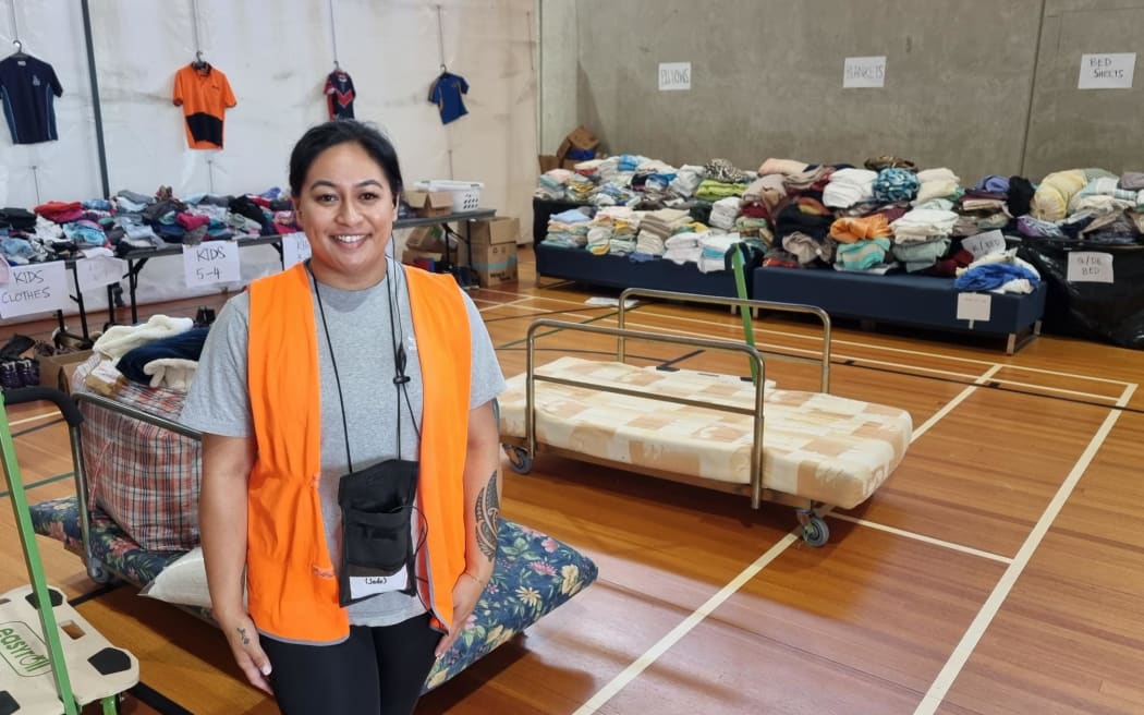 Jade Nicholas at the Acts of Roskill Kindness drop-in centre.