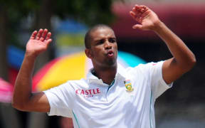 Vernon Philander of South Africa during test match.