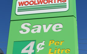 Woolworths service station in Sydney.