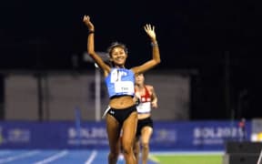 Tania Tan won a gold medal in the 5,000m on Monday, 27 November 2023.