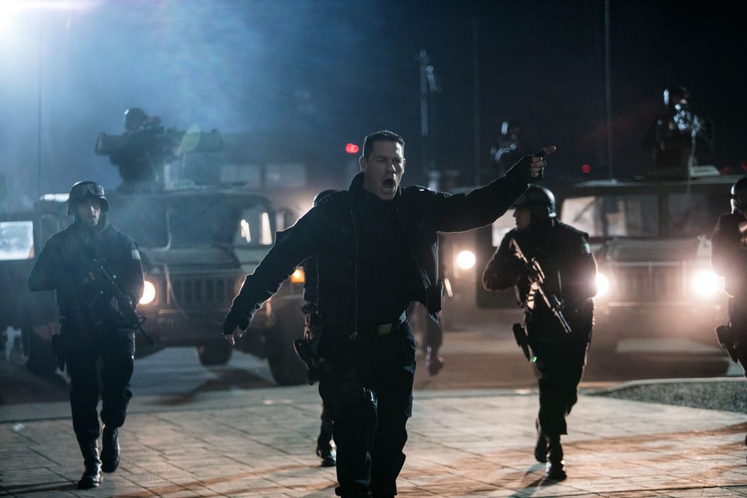 John Cena as Agent Burns in Bumblebee, from Paramount Pictures.