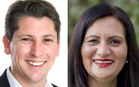Mount Roskill by-election candidates Michael Woods, for Labour and Parmjeet Parmar, for National.