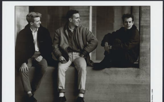 1986 Capitol Records press shot of Crowded House