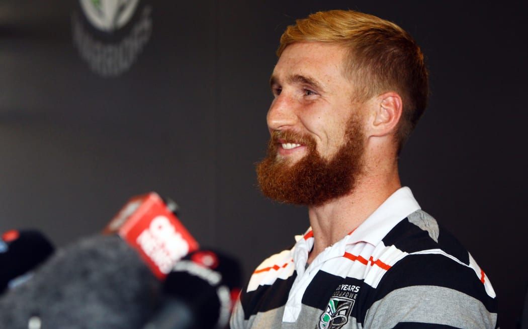 Sam Tomkins looks relieved after announcing his early exit
