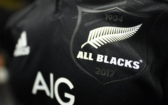 All Blacks jersey featuring the Silver Fern