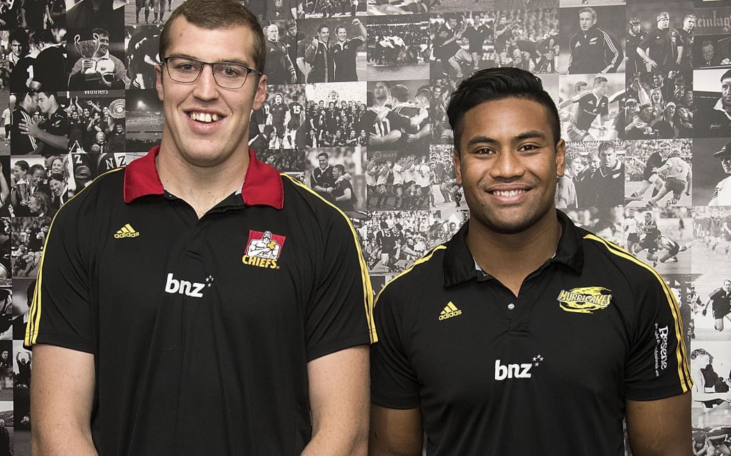 Brode Retallick (left) and Julian Savea have re-signed with New Zealand Rugby until 2019.