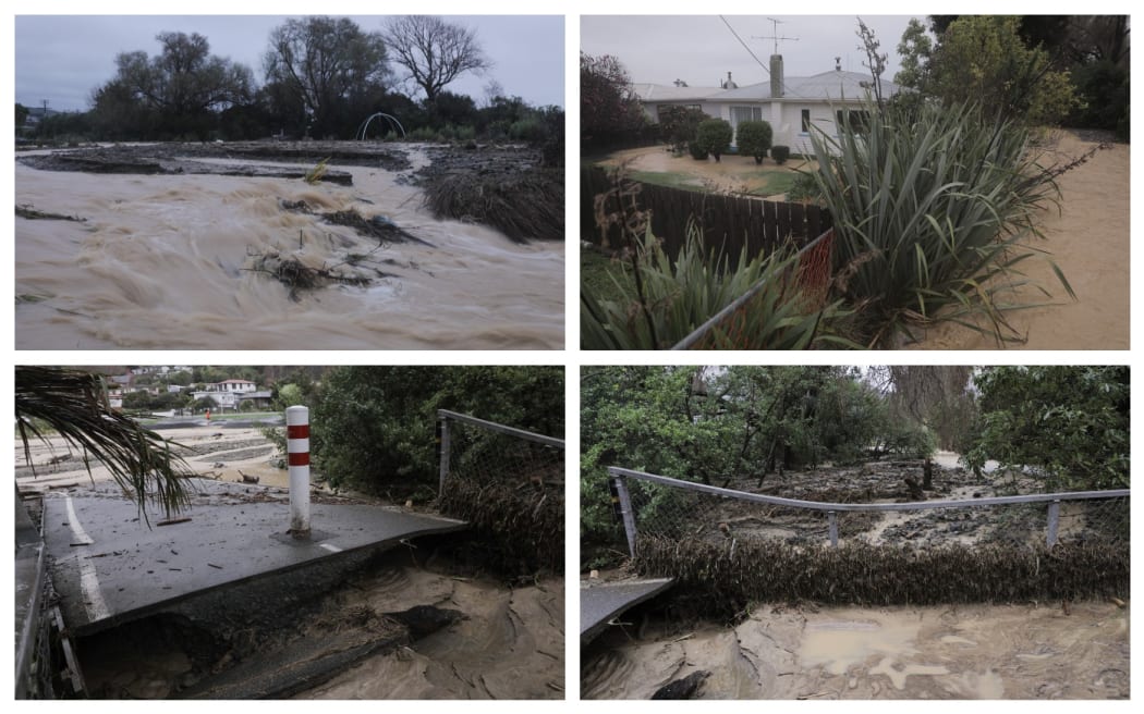 Flooding in Atawhai in Nelson