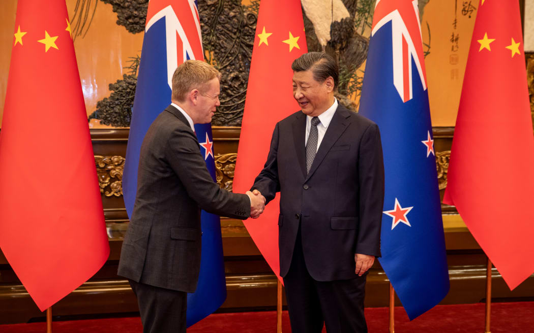 Le Premier ministre Chris Hipkins est au Forum économique mondial, où il a rencontré le président chinois Xi Jinping