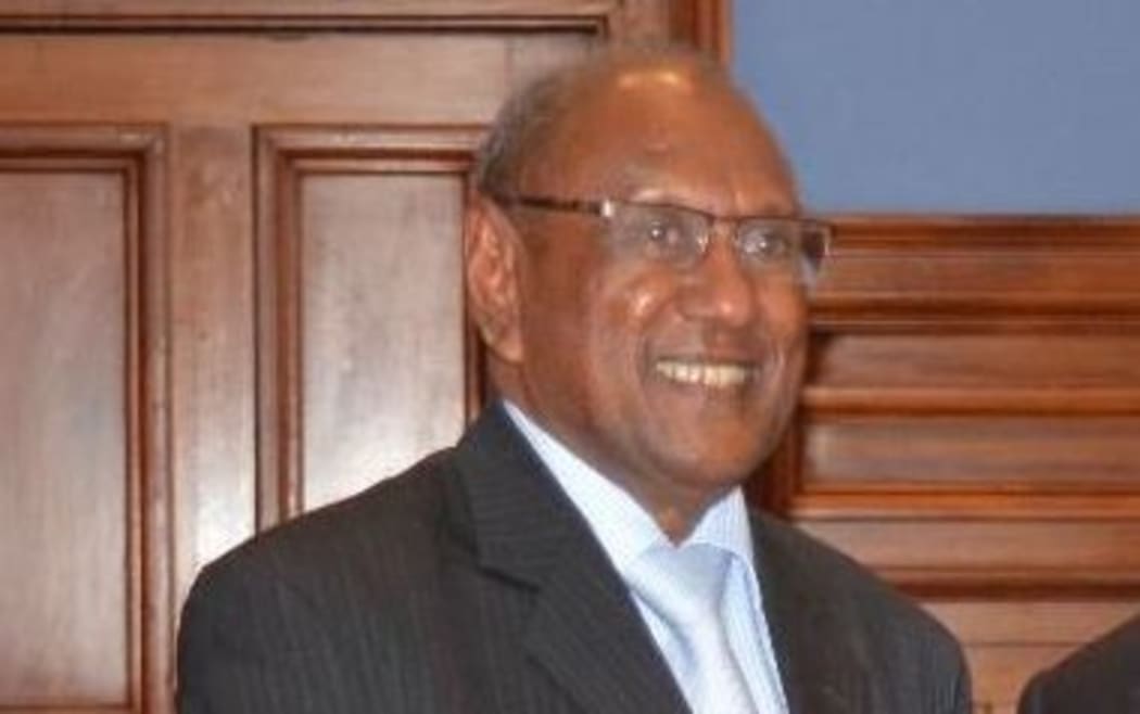 Solomon Islands Minister for Foreign Affairs Milner Tozaka