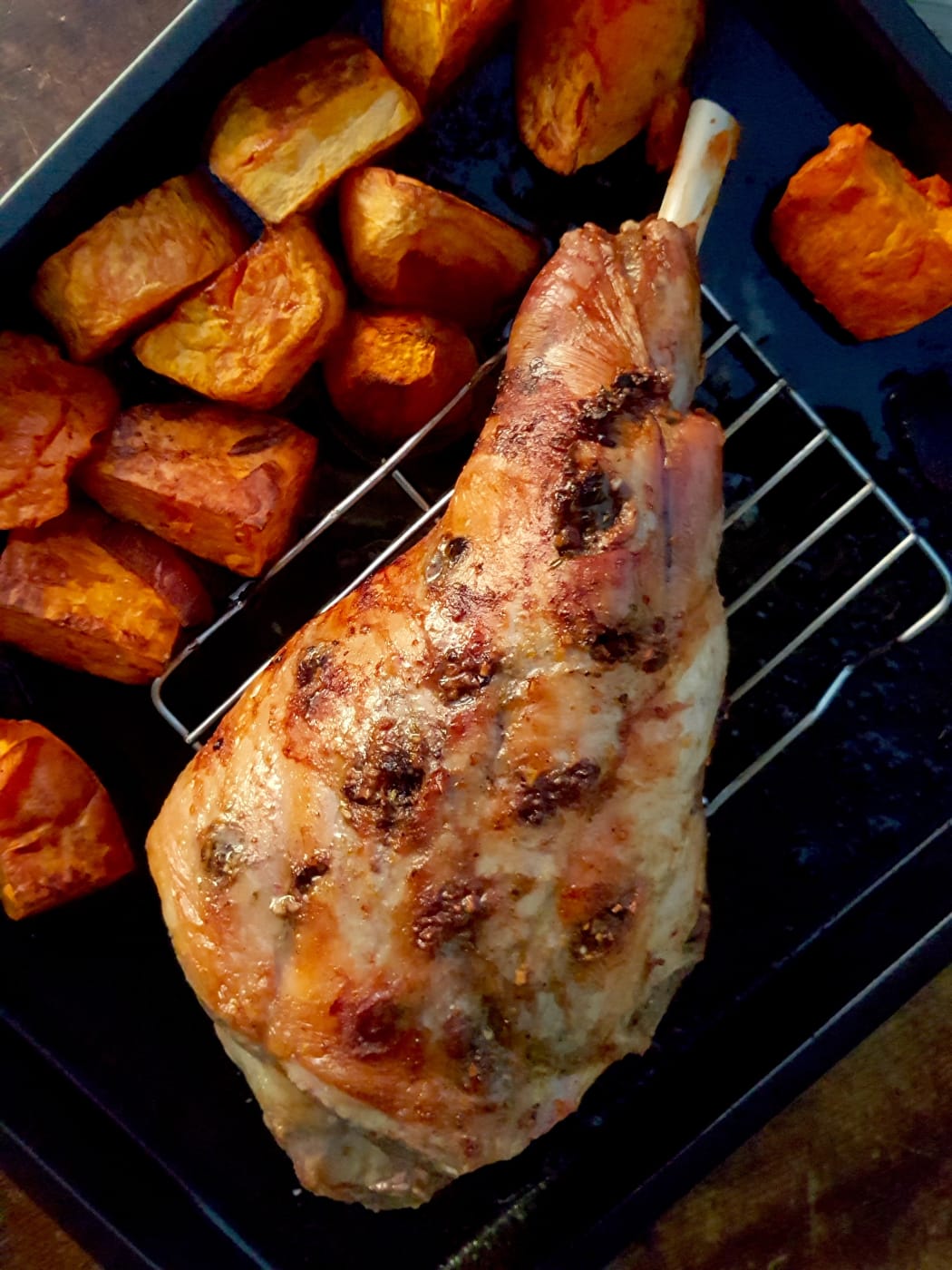 Roast Leg of Lamb with Olives & Orange and Easy Oven Potatoes | RNZ