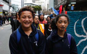 Māori language week parade in Wellington