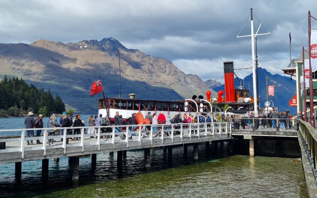 A celebratory excursion was held for the 110th birthday of the TSS Earnslaw, in Queenstown's Lake Whakatipu.