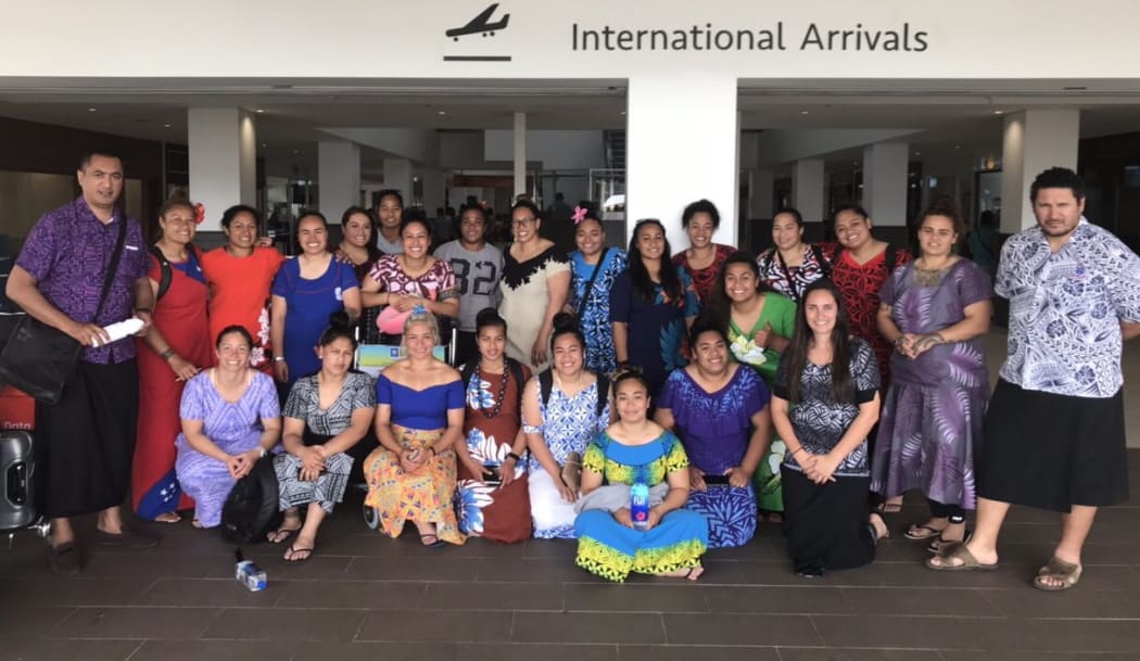 The Manu Sina team arrived in Fiji on Monday.