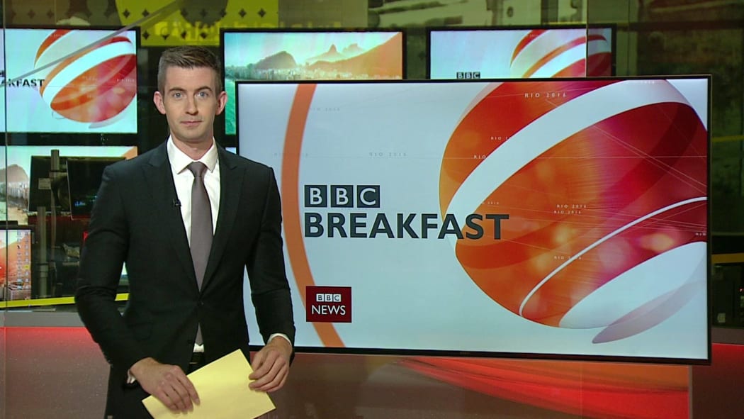 The new face of BBC business news Ben Thompson.