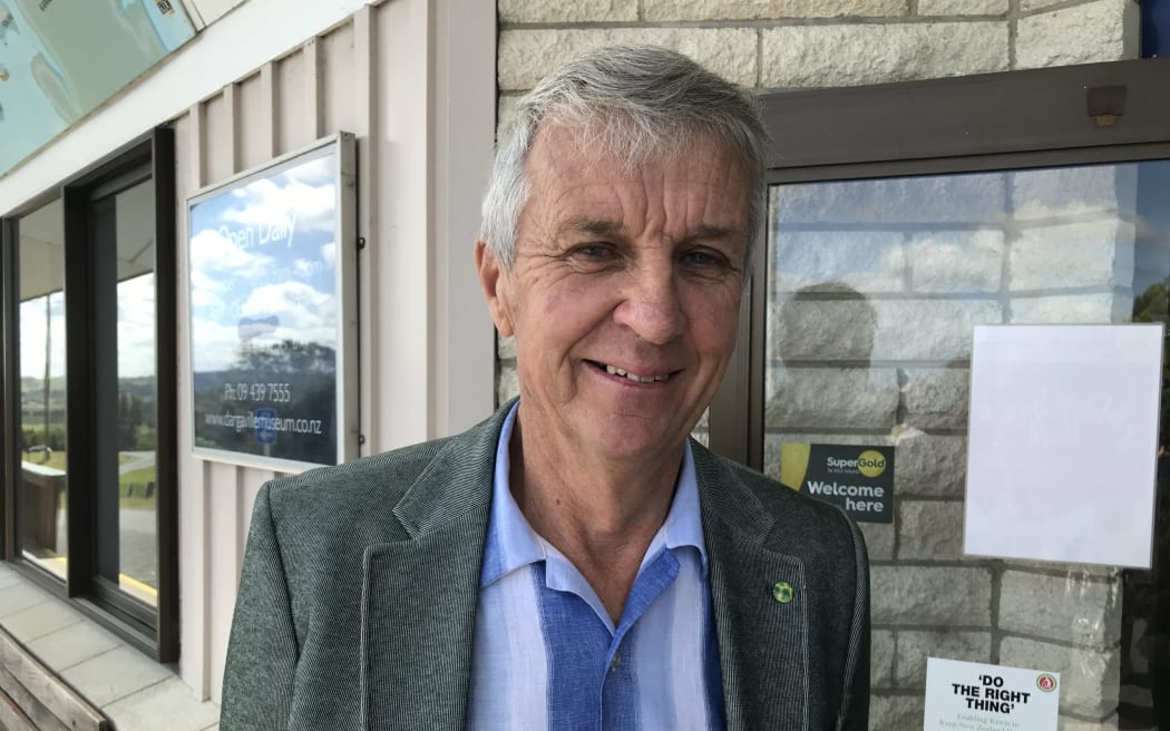 Former Kaipara Mayor and Ruawai farmer Greg Gent at KDC's Dargaville council meeting on Wednesday.
