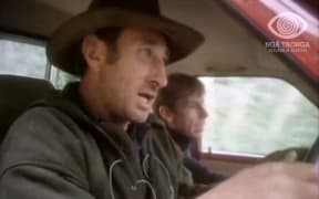Barry Crump in a Toyota Hilux commercial