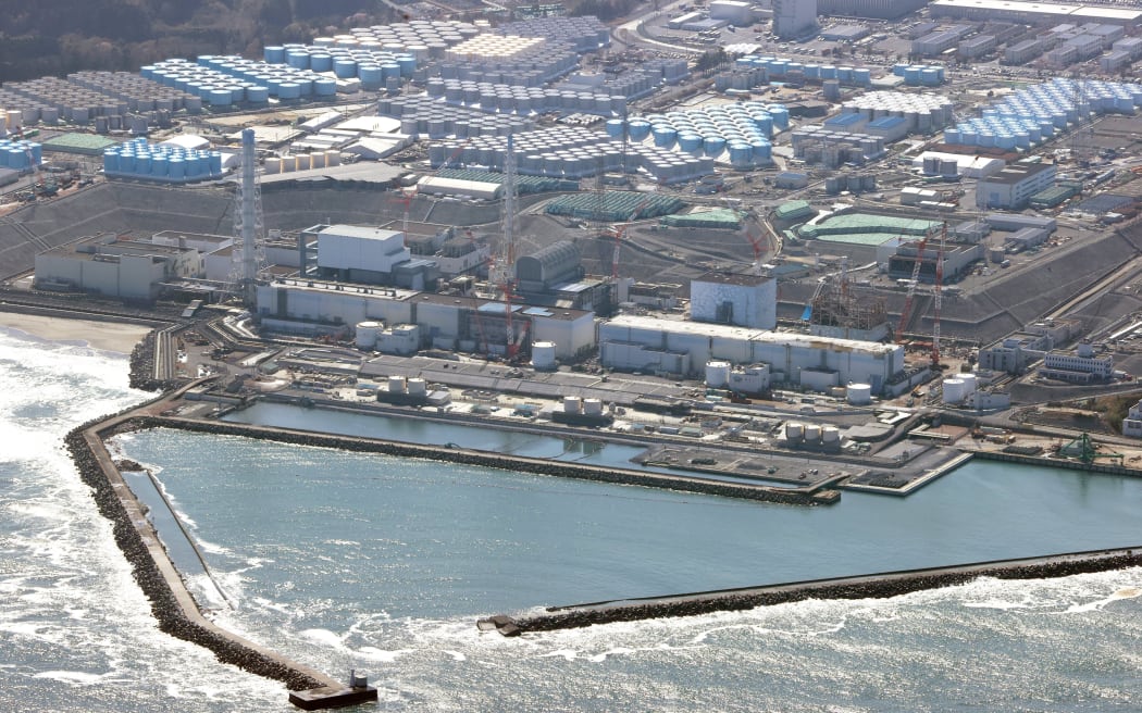 Fukuşima Nükleer Santrali No. 1, 7 Nisan 2021'de Okuma Şehri'nde resmedilmiştir.