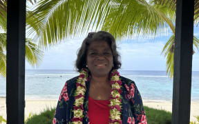 The US representative to the United Nations Linda Thomas-Greenfield at the Pacific Islands Forum in Rarotonga