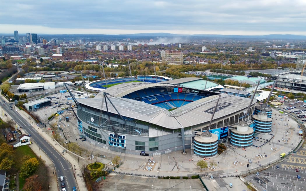 Etihad Stadium home of Manchester City.