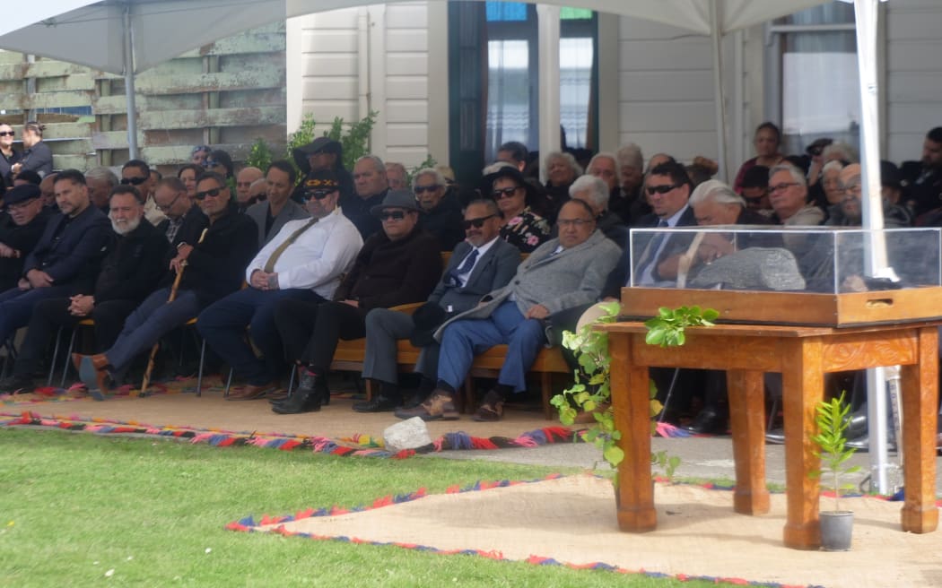 Iwi and rohe leaders gather at Rātana Pā to receive the mouri in the first ceremony of its kind in Te Matatini's 50-year history.