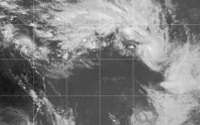Satellite image of Tropical Cyclone Neil