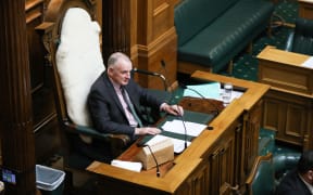 Speaker Trevor Mallard listens to Question Time in the House