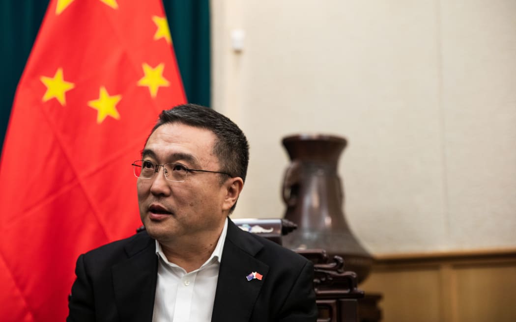 뉴질랜드 주재 중국 대사 Wang Xiaolong 박사.  2023년 6월 21일