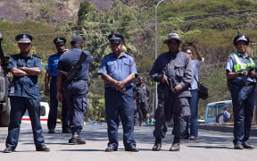 PNG police on patrol