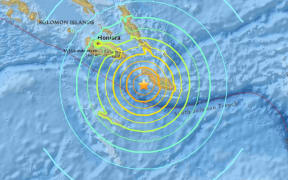 The earthquake was centred 68km west-south-west of Kirakira, Solomon Islands