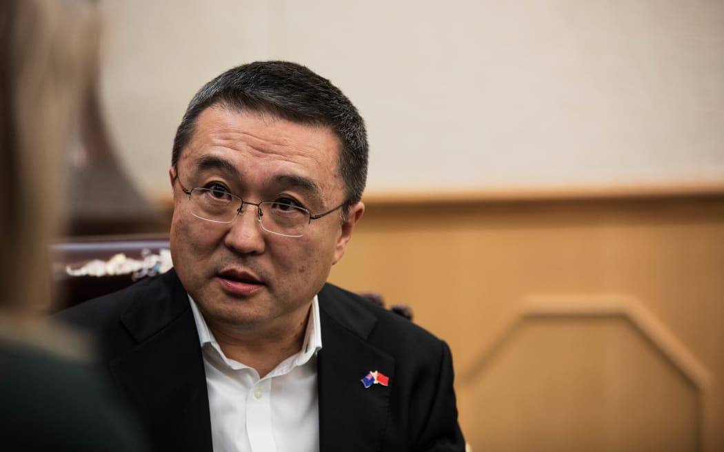 왕 샤오롱(Wang Xiaolong) 뉴질랜드 주재 중국 대사.  2023년 6월 21일