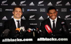 All Blacks caption Richie McCaw (left) and Waisake Naholo.