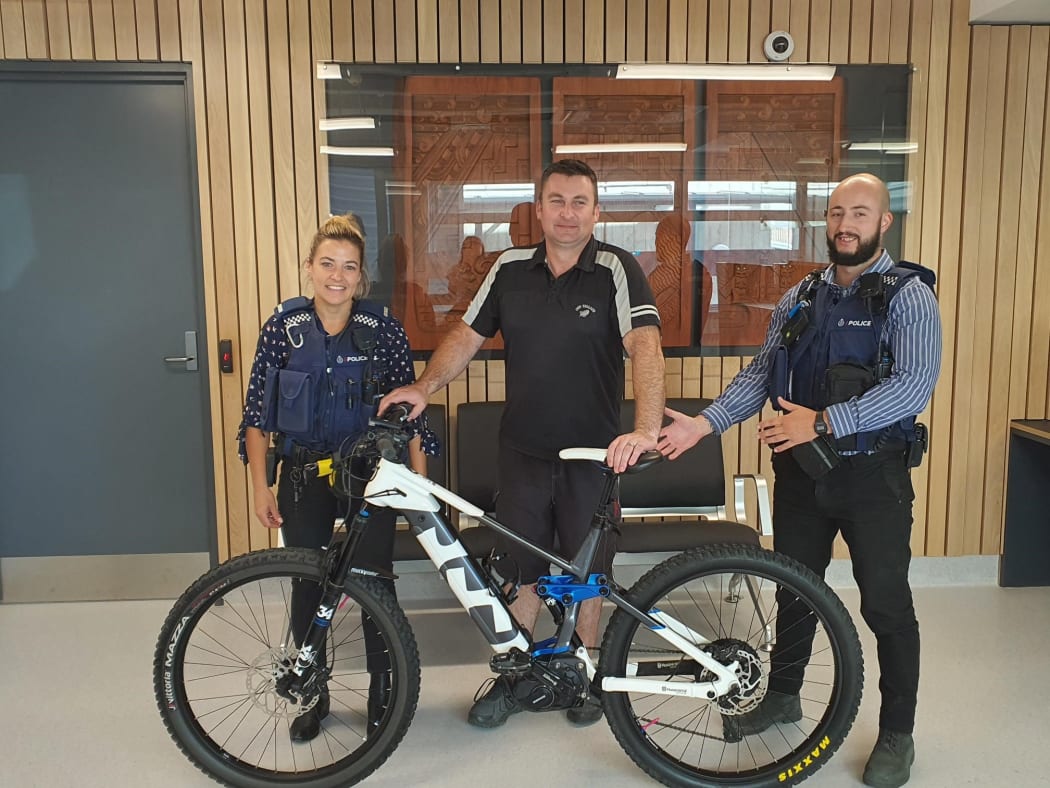 Wellingtonian, Grant Allen and police with his recovered bike