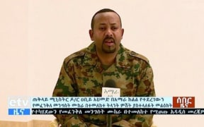 Ethiopia's Prime Minister Abiy Ahmed makes a televised address announcing a failed coup.