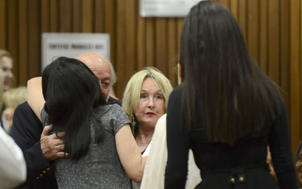 Bary and June Steenkamp in court today.
