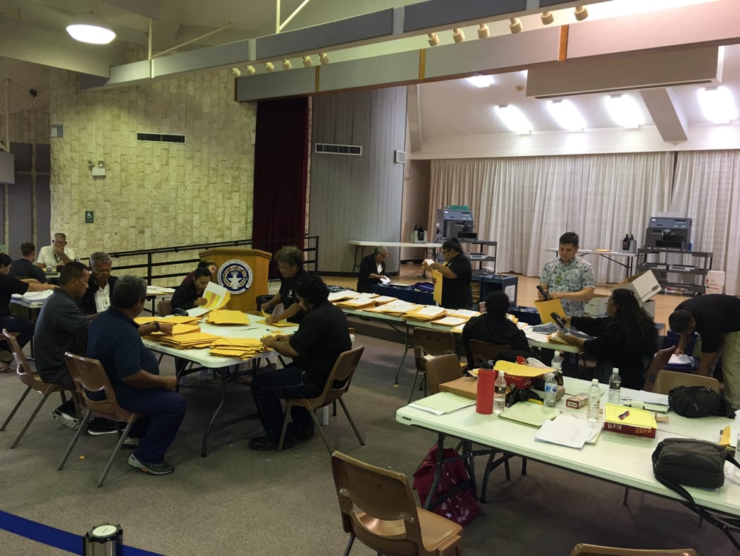 Vote counting in CNMI