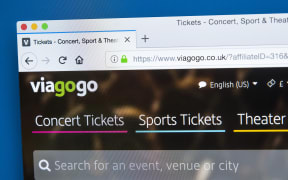 LONDON, UK - JANUARY 8TH 2018: The homepage of the official website for Viagogo - the online ticket marketplace for ticket resale, on 8th January 2018.